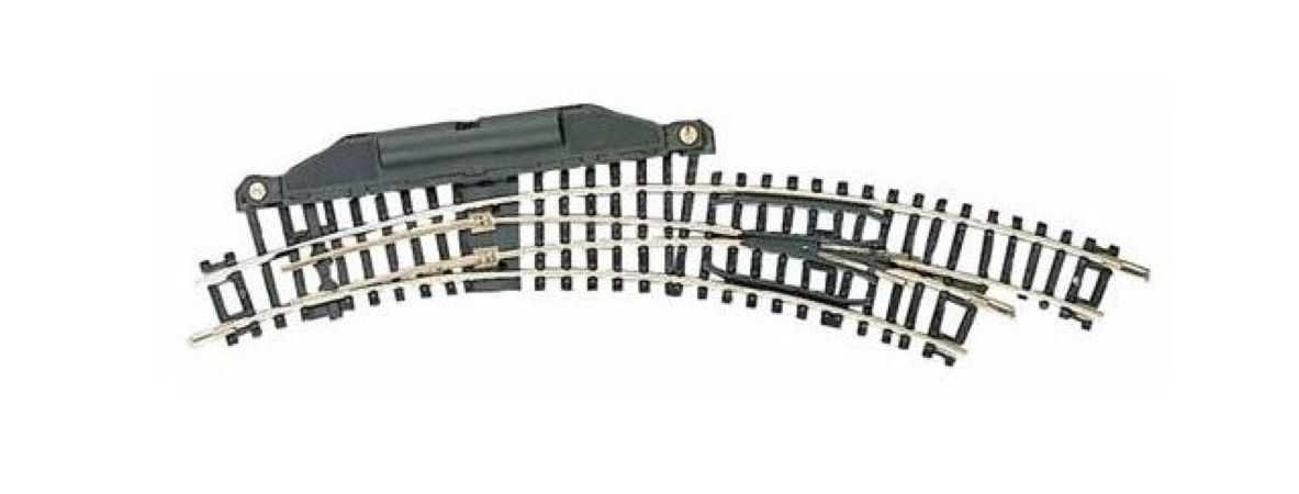 Aiguillage courbe droite Fleischmann 22275 électrique pour réseau ferroviaire N 1:160
