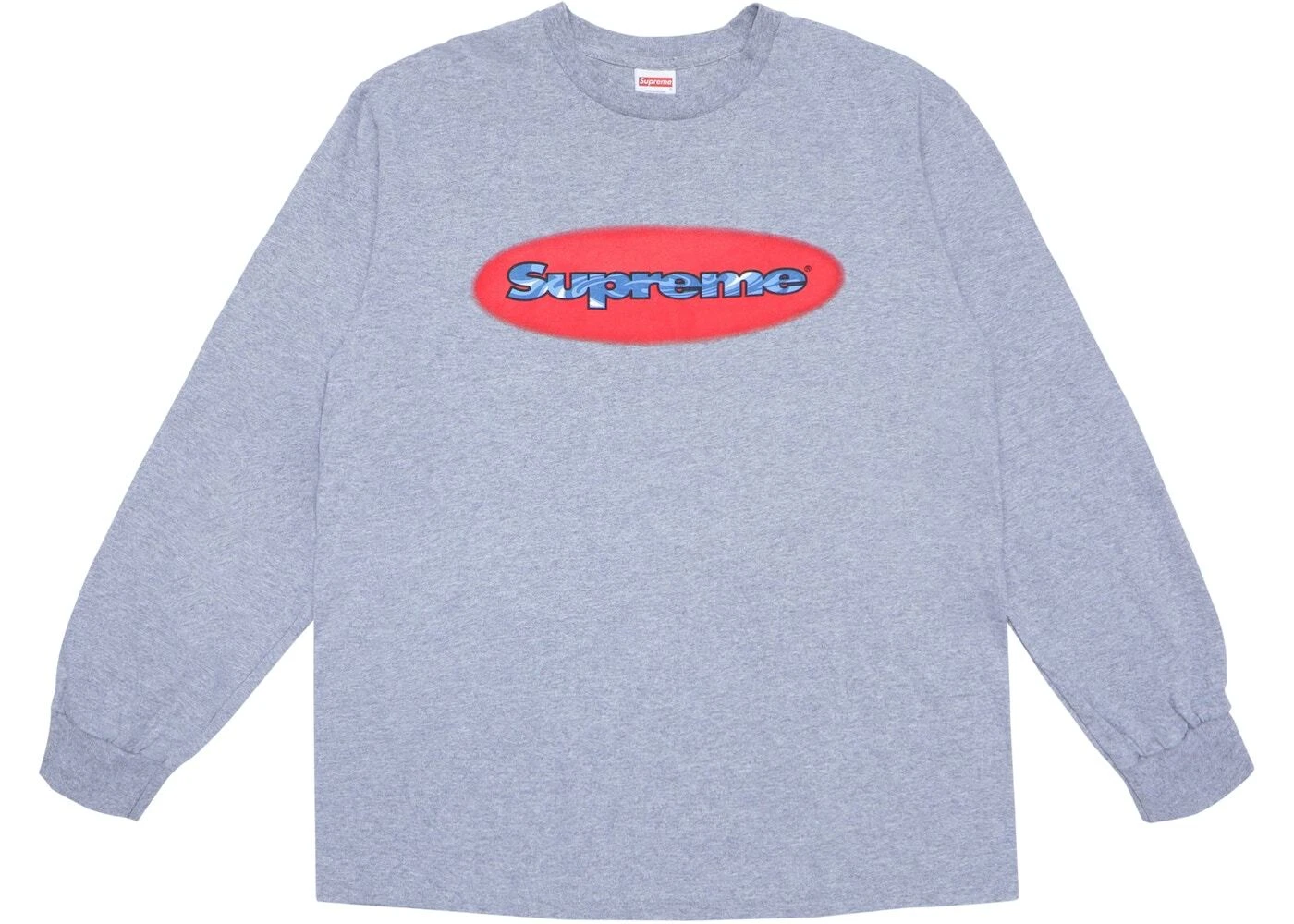Tee shirt Supreme Ripple LS gris bruyère taille L