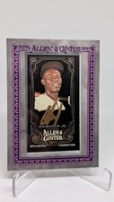 2024 Topps Allen & Ginter X Jazz Chisholm Jr Auto Framed 2/5 GOLD INK MA-JCH