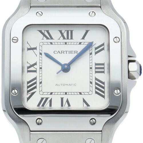 CARTIER Santos de Cartier Uhr MM WSSA0010 Box Garantieband Edelstahl... - Bild 1 von 6