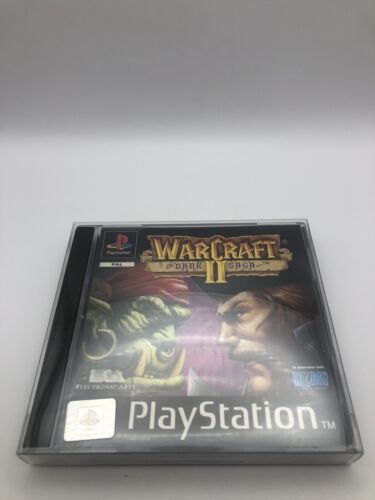 Warcraft 2 The Dark Saga Sony PlayStation PS1 con manual retro PAL 1997 #0281 - Imagen 1 de 19