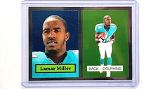 2012 Topps Chrome 1957 Design #24 Lamar Miller Rookie RC Miami Dolphins Card. rookie card picture