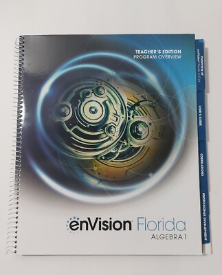 Envision Teachers Edition  Algebra 1 By Pearson 2020 Program Overview
