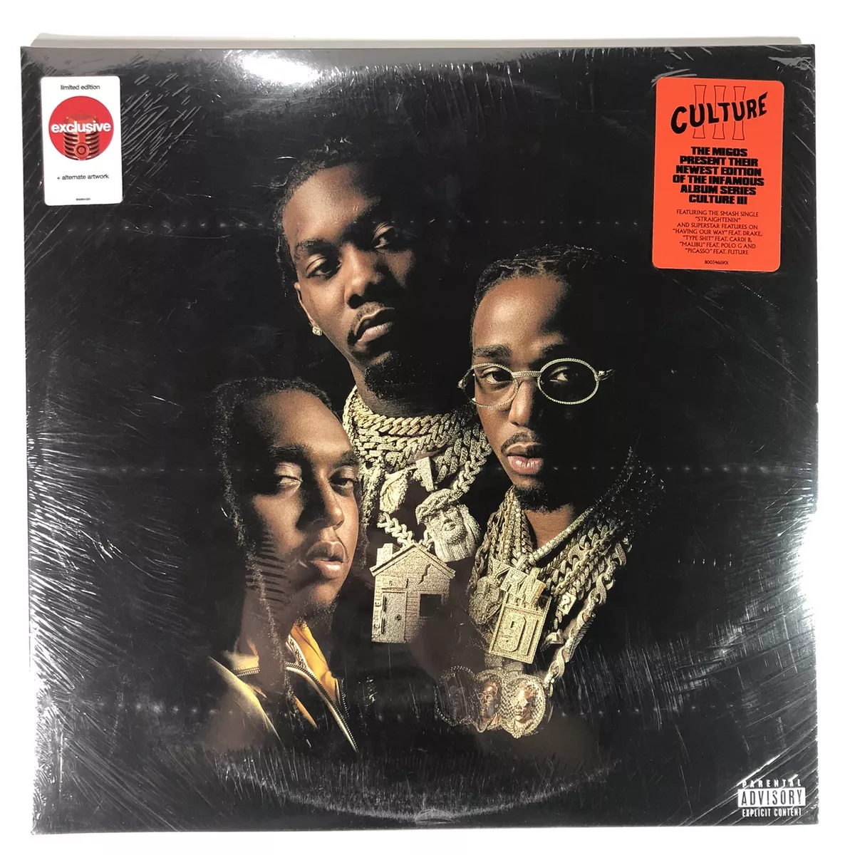 MIGOS Culture III Vinyl Record 2021 Hip Hop Trap Album Limited Edition Alt Art