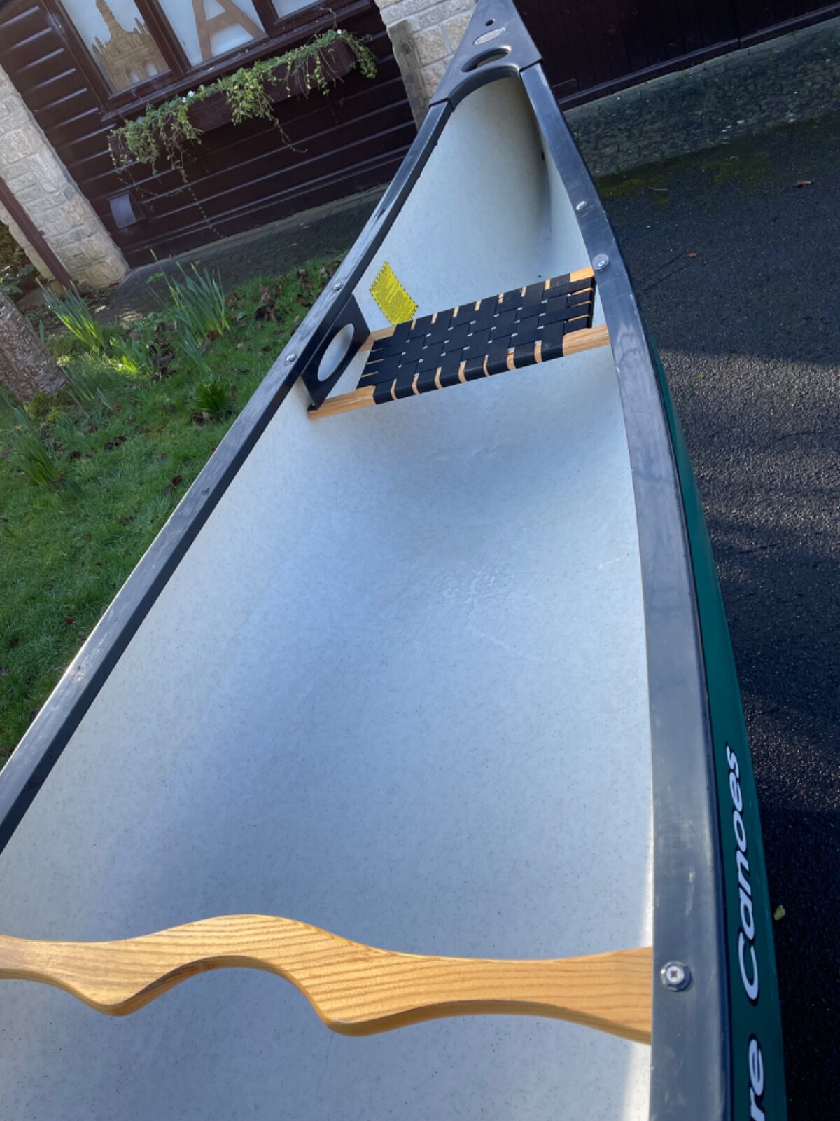 Venture Prospector 15 Canadian canoe + paddles, buoyancy bags and