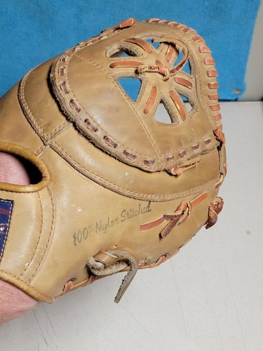 Vintage SPALDING 42-475 PETE WARD First Baseman Glove Mitt 1971 * VERY NICE! - Picture 7 of 8