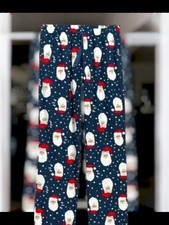 New 2X Old Navy Christmas Jogger Flannel Pants Pajama Ethnic Santa pockets