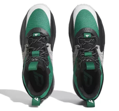 Size 10.5 - Adidas Dame Certified EXTPLY 2.0 Black Court Green for