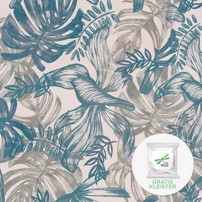 Vliestapete Fototapete Tapete Vlies Blätter Boho Botanisch Vintage FW13788VE