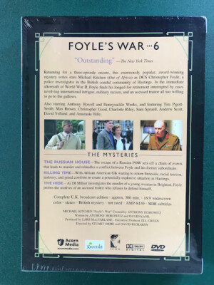 Foyle's War, Set 6 (3 DVDs + Slipcover) MINT, FACTORY SEALED, 2010