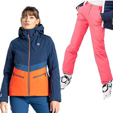 Dare2b Womens Equalise Ski Jacket & Salopette Set Ladies Suit RRP £350