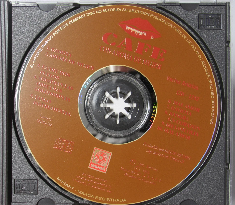 MARGARITA ROSA DE FRANCISCO Cafe Con Aroma De Mujer CD 1995 SONOLUX + FREE — 第 4/4 张图片