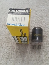 NOS Sylvania 8BA11 Vacuum tube - Smoked Glass
