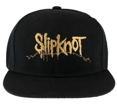 New Slipknot Embroidered Barcode Logo Heavy Metal Snapback Hat Cap