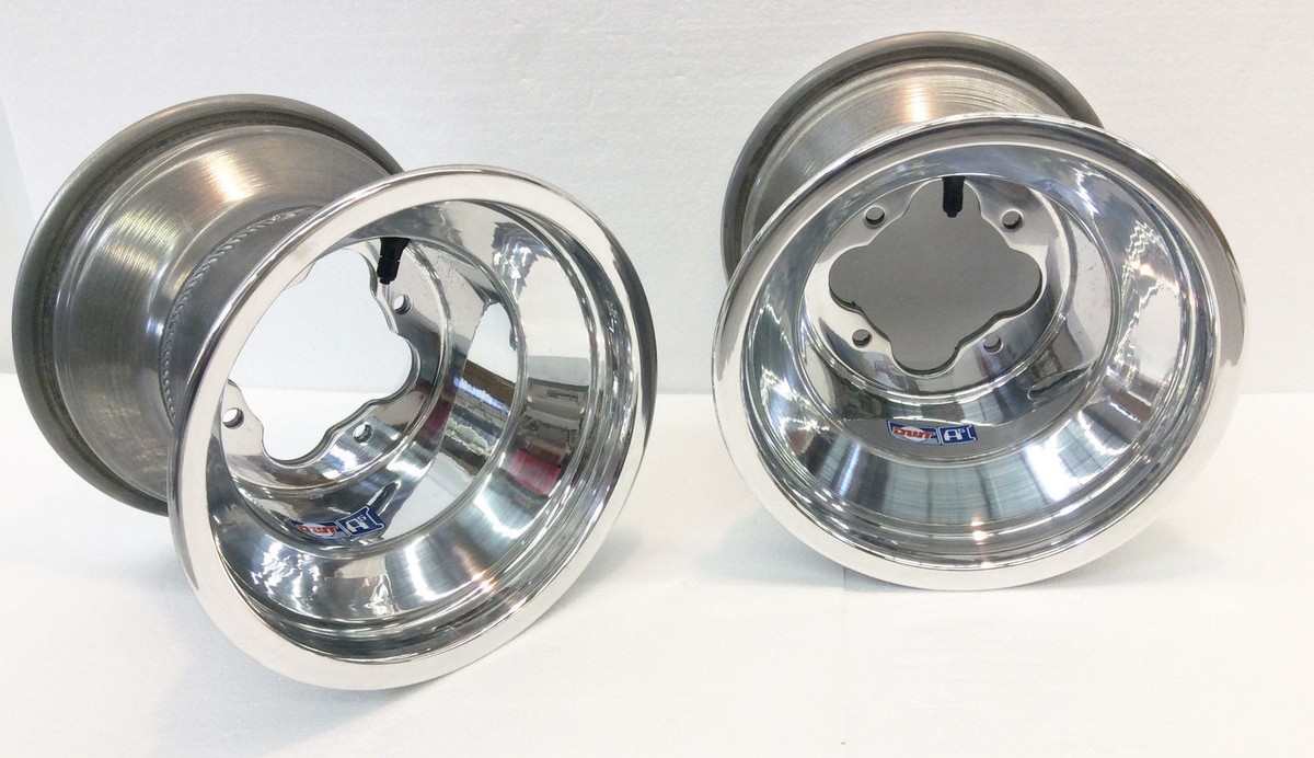 10x5 Polished Aluminum ATV Wheel DWT A5 Front Wheel For Yamaha YFZ450R ...