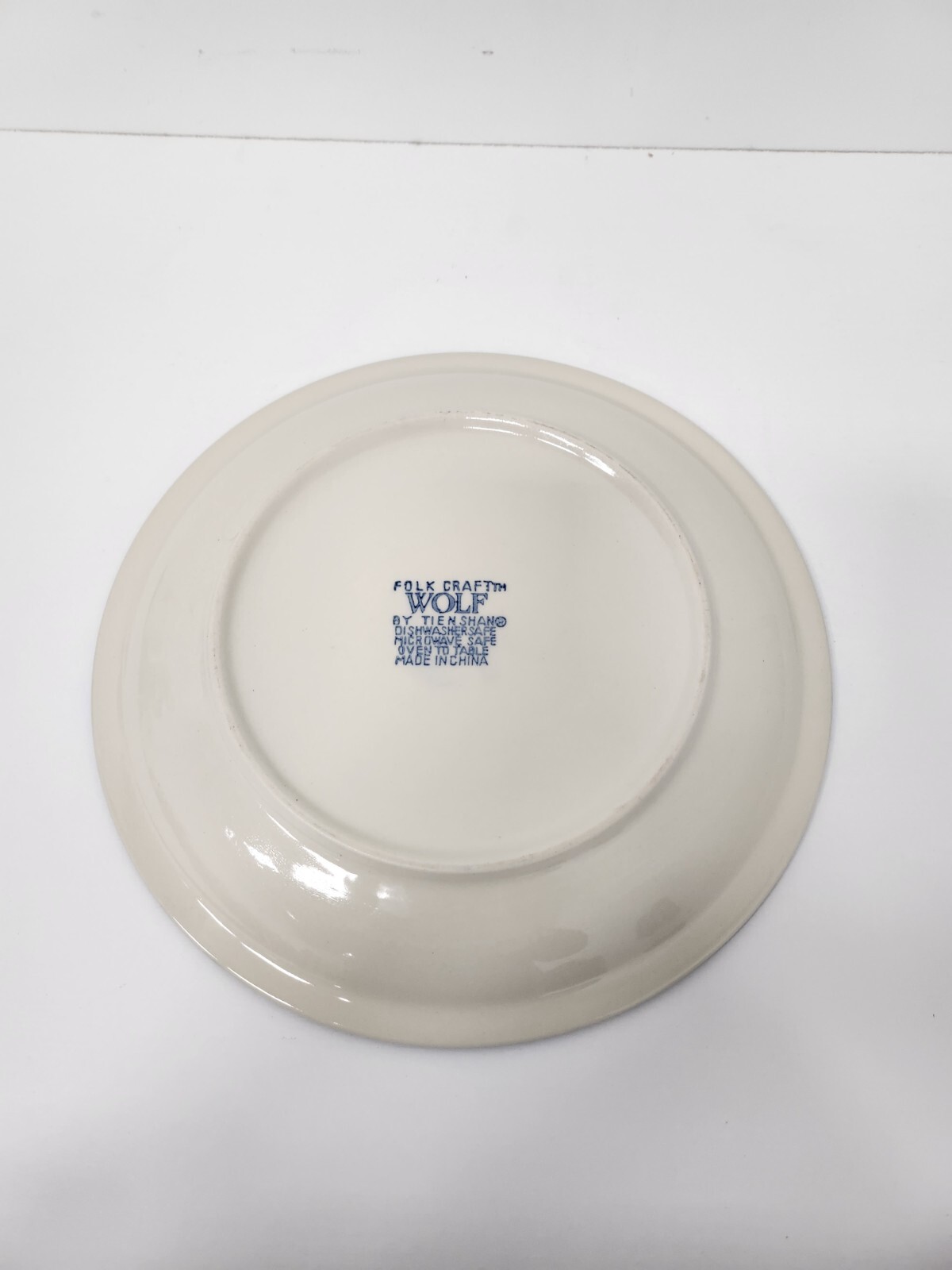 Tienshan Folk Craft Lone Wolf Stoneware Large Dinner Serving Platter