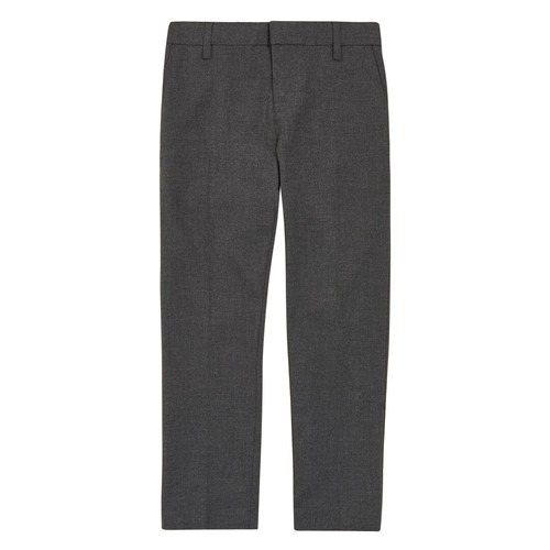Ex M&S Boys School Trousers Slim Fit Black Grey Adjustable Waist Age 4 - 14 Year - Picture 8 of 19