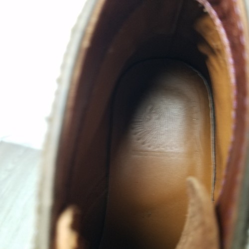 Renav Goods braune Wildleder Cap Toe Stiefel US 10,5D leicht gebrauchter Zustand Handarbeit - Bild 11 von 11