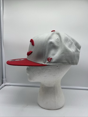 CINCINNATI REDS '47 Brand Captain Snapback Hat - Picture 2 of 5
