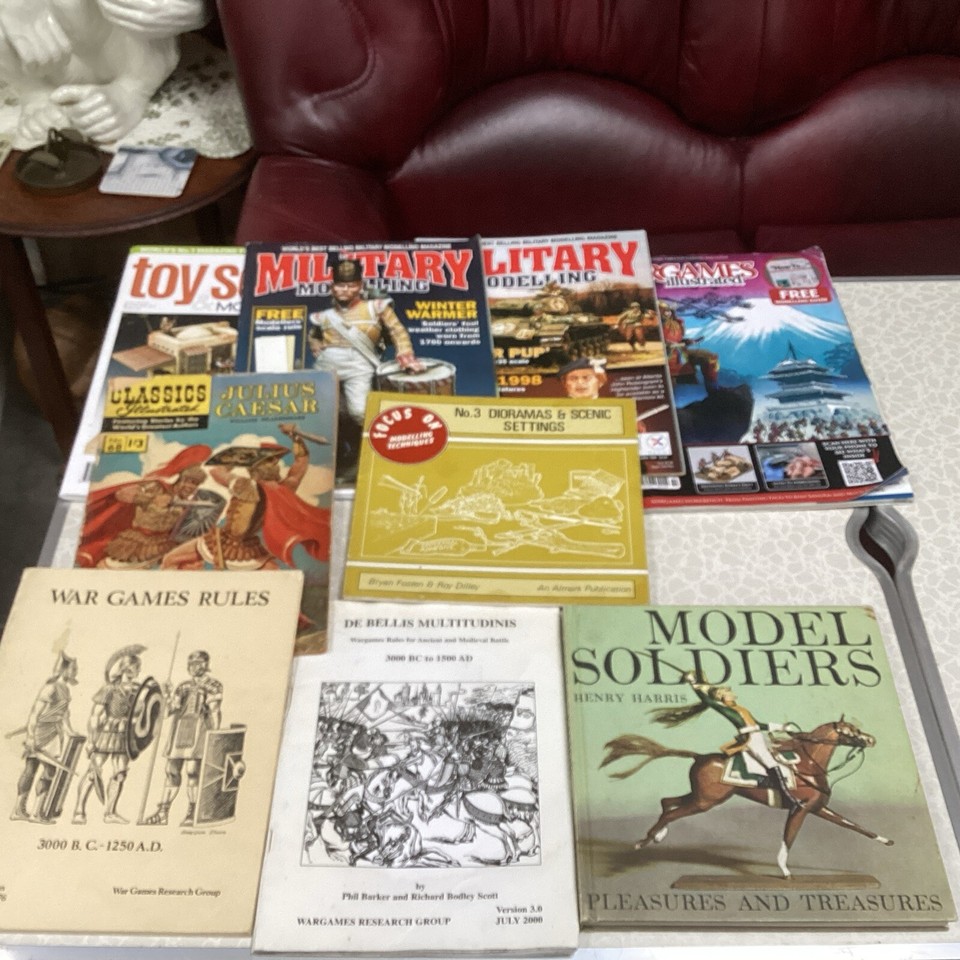 War Games Military Table Top Gaming Magazine & book Bundle Lot eBay