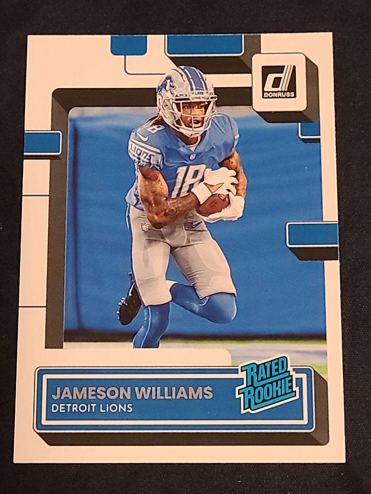 2022 Panini Donruss - Rated Rookie Portrait #308 Jameson Williams (RC)