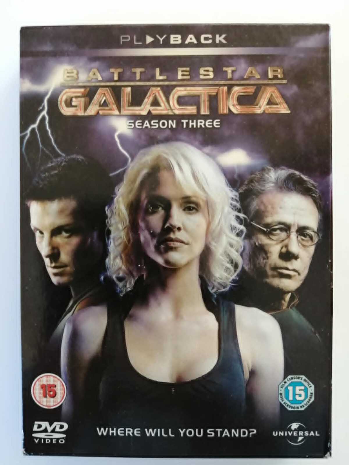 DVD Battlestar Galactica Season Three. Box Set. Edward James Olmos. James Callis