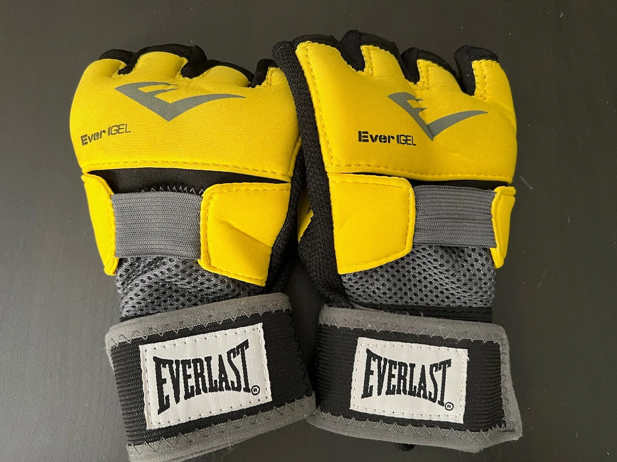 Democratie Plaatsen Lief Everlast EverGel Foam Padding Hand Wraps Gloves Size Medium Yellow Black |  eBay