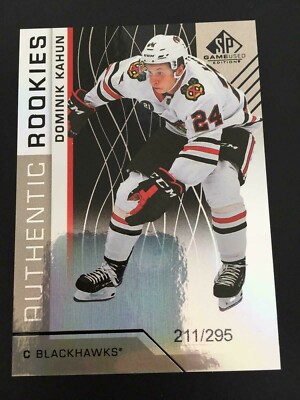 2018-19 Upper Deck SP Game Used Rainbow Authentic Rookies Dominik Kahun ed/295