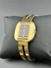 Working Vintage Seiko Cuff Bracelet Watch 11-3489 Brown /Gold Mechanical K3