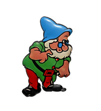 FIGURINA PLASTECO MILANO EDIZIONE PATUZZI N.7 DOTTO WALT DISNEY