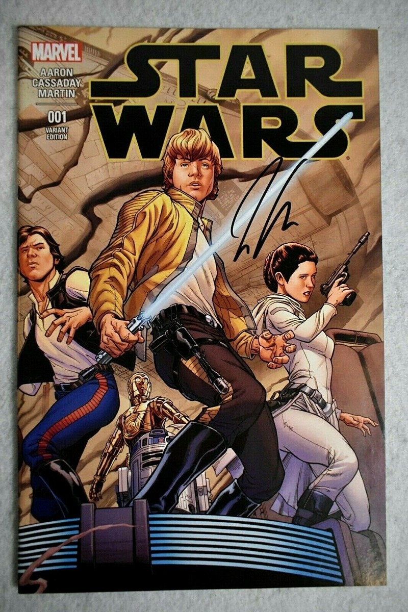 MARVEL Star Wars #1 Ltd 1:100 Quesada Variant Cover Signed by