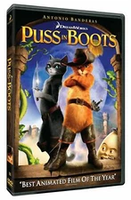 Puss in Boots (DVD, 2012, Widescreen) NEW