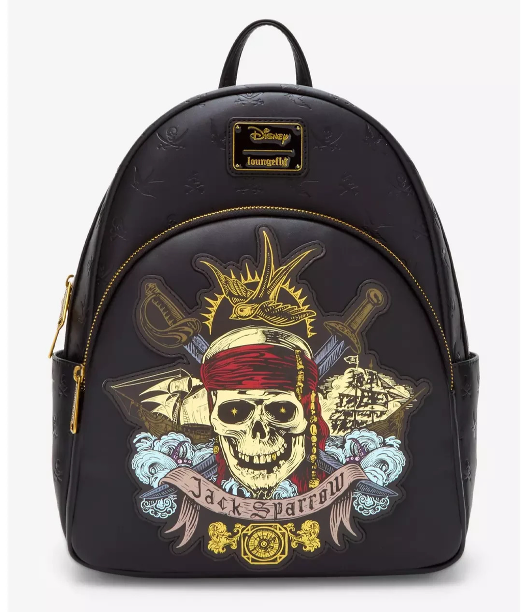 Loungefly Disney Pirates of the Caribbean Jack Sparrow Skull Mini