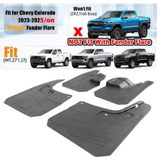 4X Splash Guards Mudguards Mud Flaps For Chevrolet Colorado  2023 2024 2025 2026