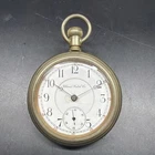 Antique 18s Illinois Pocket Watch In Swing-out Case Good Working Condition