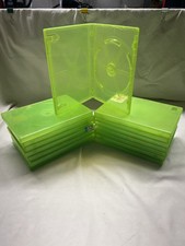 Lot of 15 Original Xbox 360 Empty Green Clamshell Plastic Replacement Cases