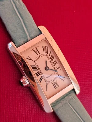 🎀*Original Cartier*Tank Americaine*750 Gold*35 mm x 20 mm*Ref. 2489*Damenuhr* - Bild 1 von 4