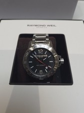 RAYMOND WEIL NAMBUCO AUTOMATIC GMT  MODEL 3800 FULL SET NEVER WORN BARGAIN