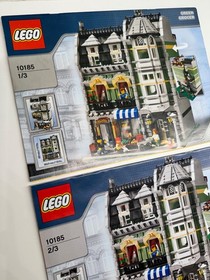 NEW LEGO Green Grocer 10185 Modular Buildings Instruction Manuals Full Set of 3