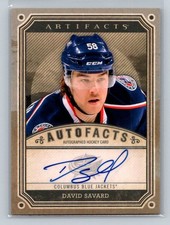 2011-12 Artifacts Auto -David Savard - Autofacts #A-DS (RC)
