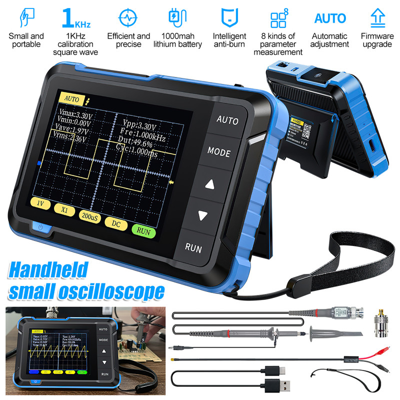 DSO 152 Handheld Small Beginner Oscilloscope Portable Digital Oscilloscope LCD