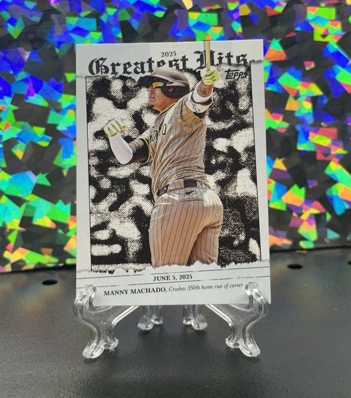 Topps 2026 Series 1 Manny Machado #GH-13 2025 Greatest Hits Insert Padres