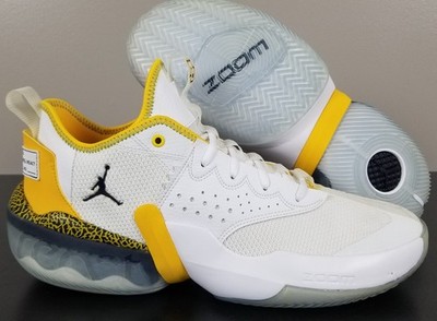 JORDAN REACT ELEVATION LOW MARQUETTE PE PROMO SAMPLE WHITE GOLD RARE (SIZE 13)