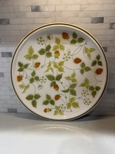 Mikasa Everfresh Dinner Plate Ceramic Floral Strawberry Japan OTD