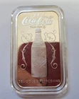 Coca Cola .999 Silver Bar Evansville, Indiana Type II 75th Anniversary