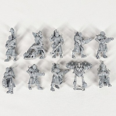 Tabletop Miniatur Figur - Wargaming Flesh and Metal - Cult Guard Shotgun Squad