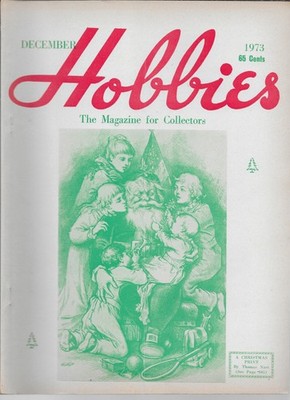 Hobbies Magazine Lot 1973 Jan-Aug Oct-Dec Antiques Glass Valentine
