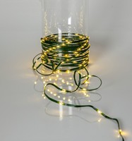Star Trading Led-Lichterkette 'Dew Drop Micro' 200 Warmwhite Led, Ca. 15 M, Schw