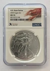 2020 American Silver Eagle 1 oz Silver Dollar NGC MS 70 US State Series Item#1B