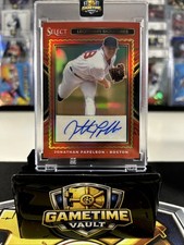 JONATHAN PAPELBON AUTO 2025 Select Legendary Signatures /99 Color Match Red Sox